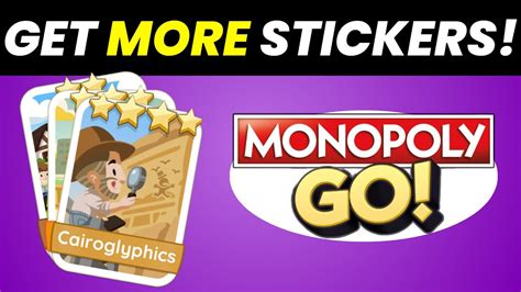 Did this help 0 0 REPORT. . How to get rare stickers in monopoly go